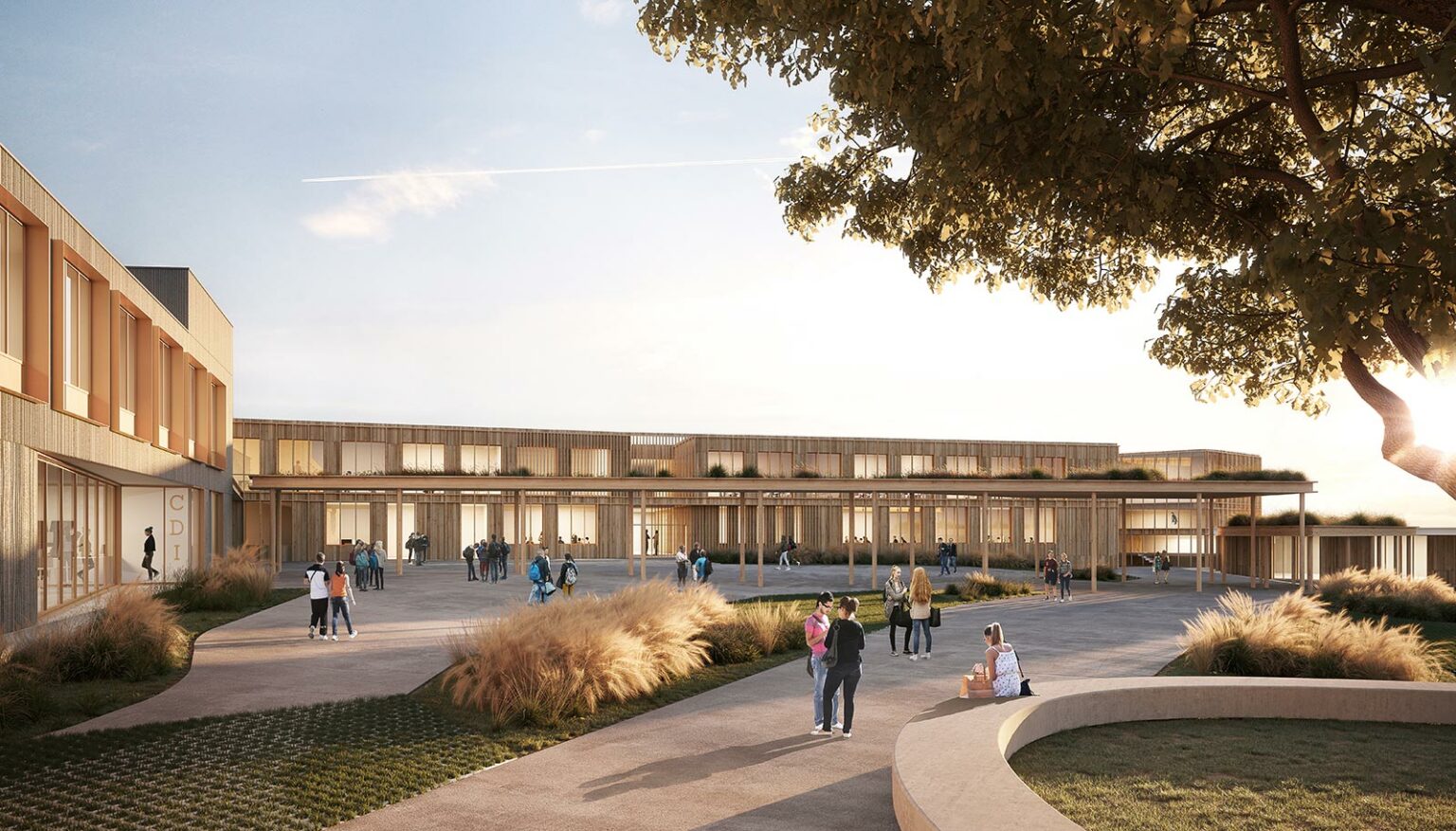 Présentation du nouveau site du Lycée StFrançoisd’Assise Lycée