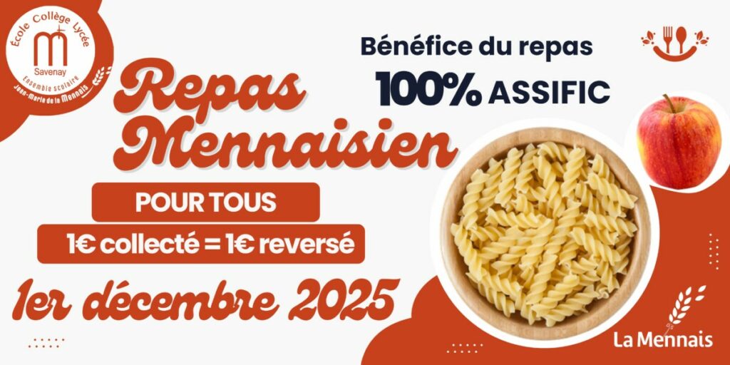 🍽️ Repas Mennaisien : Un geste simple, un impact immense 🌍